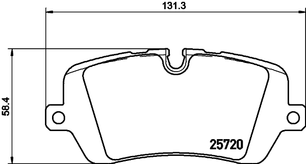 MINTEX MDB3343 Σετ τακάκια, δισκόφρενα for LAND ROVER