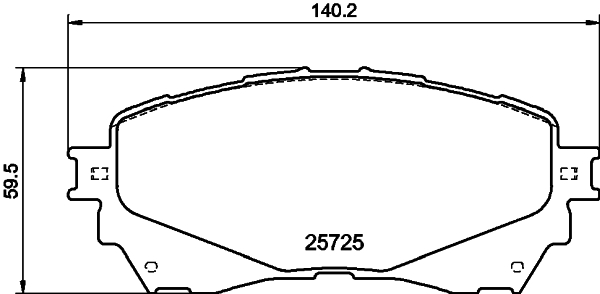 MINTEX MDB3386 Σετ τακάκια, δισκόφρενα for MAZDA