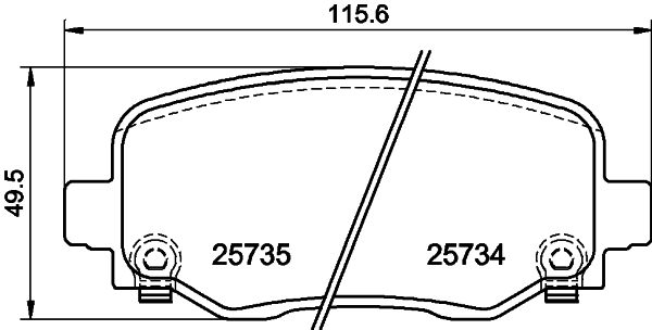 MINTEX MDB3790 Σετ τακάκια, δισκόφρενα for CHRYSLER JEEP