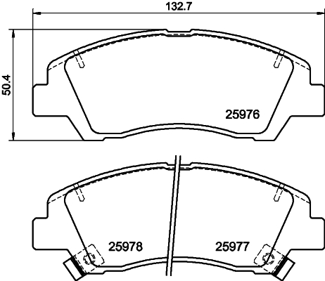 MINTEX MDB3715 Σετ τακάκια, δισκόφρενα for HYUNDAI