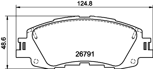 MINTEX MDB4368 Σετ τακάκια, δισκόφρενα for TOYOTA
