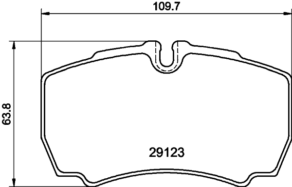 MINTEX MDB2282 Σετ τακάκια, δισκόφρενα for IVECO