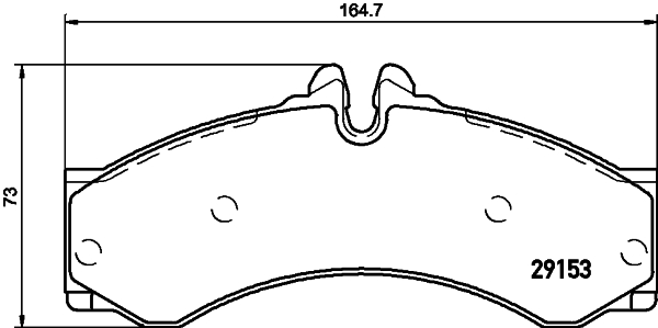MINTEX MDB2795 Σετ τακάκια, δισκόφρενα for MERCEDES-BENZ MULTICAR VW