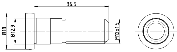 MINTEX TPM0019 Βίδα, δισκόπλακα
