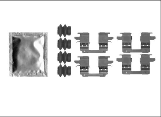 MINTEX MBA5 Σετ βοηθ. εξαρτημάτων, σιαγόνες φρένου for BEDFORD GME HOLDEN SUZUKI VAUXHALL