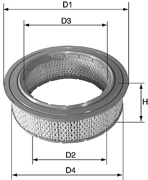 DAVID VASCO A018 VASCO FILTERS Air Filter