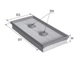 DAVID VASCO A114 VASCO FILTERS Filtr powietrza