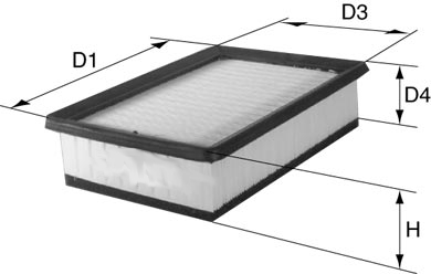 DAVID VASCO A131 VASCO FILTERS Air Filter