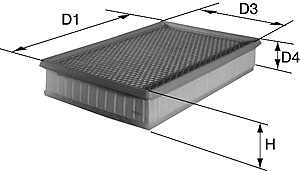 DAVID VASCO A144 VASCO FILTERS Air Filter