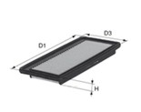 DAVID VASCO A150 VASCO FILTERS Filtr powietrza