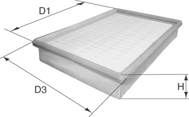 DAVID VASCO A167 VASCO FILTERS Filtro aria