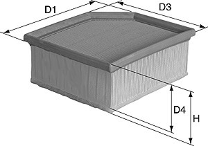 DAVID VASCO A320 VASCO FILTERS Air Filter