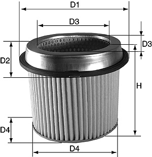 DAVID VASCO A600 VASCO FILTERS Air Filter