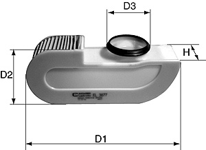 DAVID VASCO A667 VASCO FILTERS Air Filter
