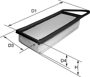 DAVID VASCO A734 VASCO FILTERS Air Filter