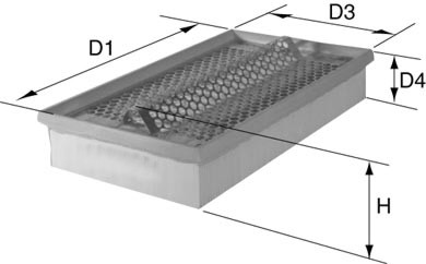 DAVID VASCO A745 VASCO FILTERS Air Filter
