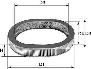 DAVID VASCO A797 VASCO FILTERS Air Filter
