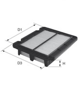 DAVID VASCO A807 VASCO FILTERS Air Filter