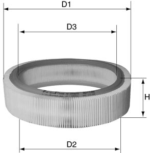 DAVID VASCO A822 VASCO FILTERS Air Filter