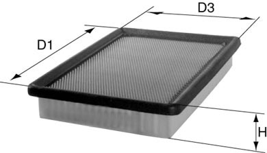 DAVID VASCO A832 VASCO FILTERS Air Filter