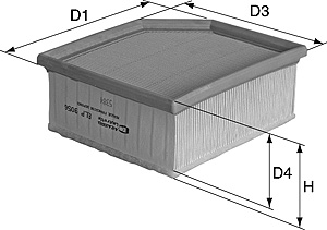 DAVID VASCO A915 VASCO FILTERS Air Filter