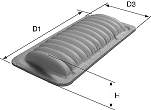 DAVID VASCO A925 VASCO FILTERS Air Filter