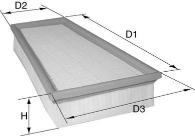 DAVID VASCO A963 VASCO FILTERS Air Filter