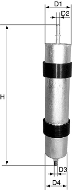 DAVID VASCO C038 VASCO FILTERS Fuel Filter