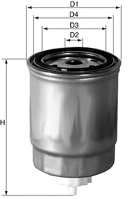 DAVID VASCO C258 VASCO FILTERS Fuel Filter