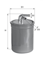 DAVID VASCO C318 VASCO FILTERS Fuel Filter
