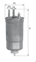 DAVID VASCO C327 VASCO FILTERS Fuel Filter