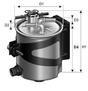 DAVID VASCO C404 VASCO FILTERS Fuel Filter