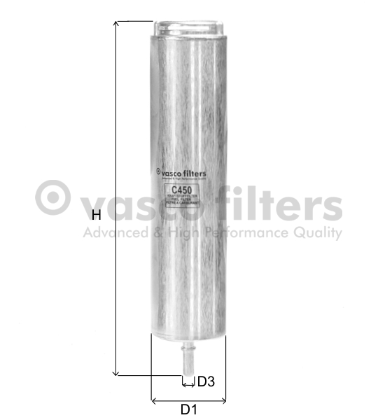 DAVID VASCO C450 VASCO FILTERS Fuel Filter