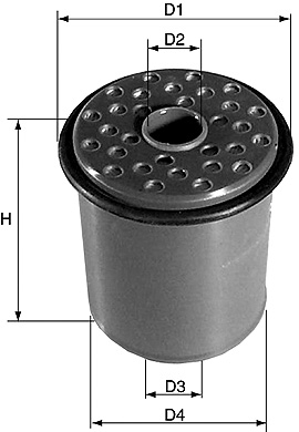 DAVID VASCO C455 VASCO FILTERS Fuel Filter