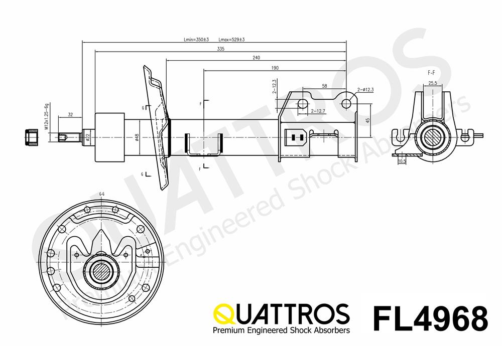 DAVID VASCO FL4968 QUATTROS Ammortizzatore