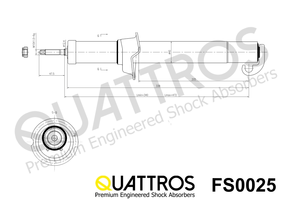 DAVID VASCO FS0025 QUATTROS Ammortizzatore