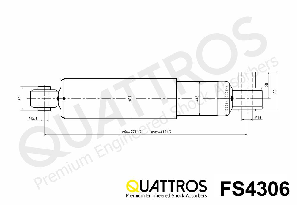 DAVID VASCO FS4306 QUATTROS Shock Absorber