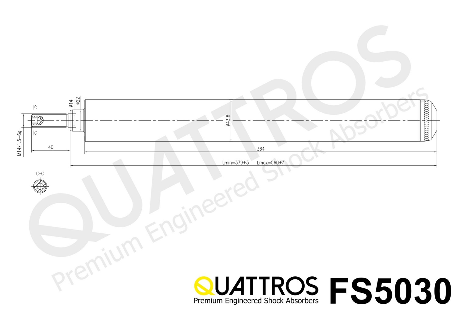 DAVID VASCO FS5030 QUATTROS Shock Absorber