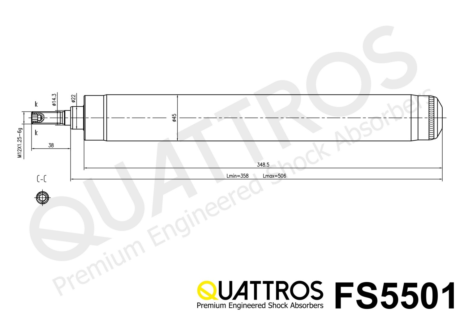DAVID VASCO FS5501 QUATTROS Shock Absorber