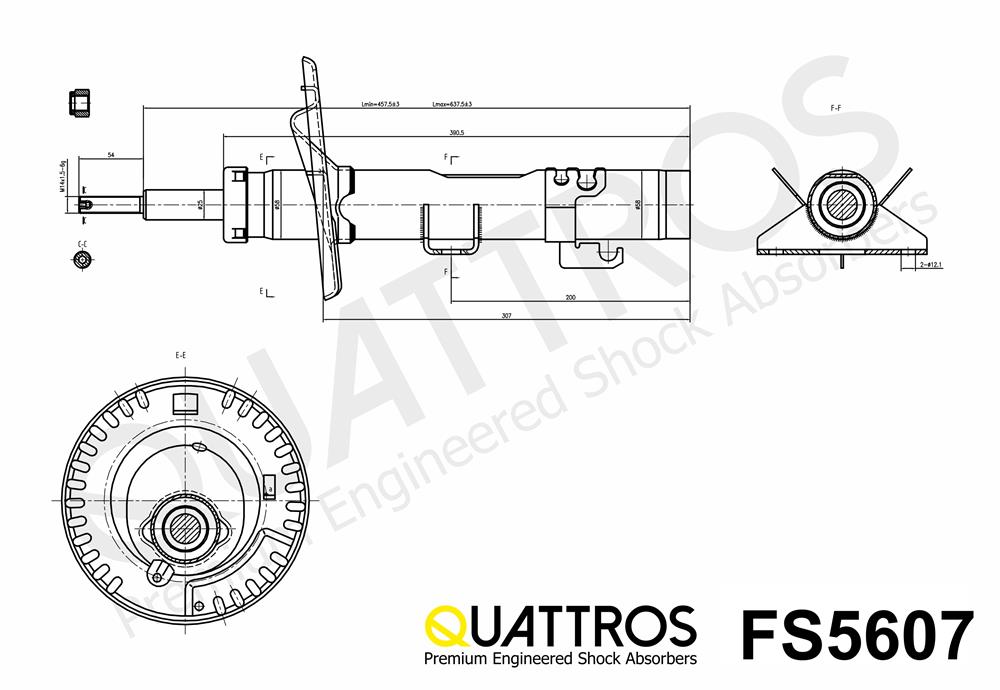 DAVID VASCO FS5607 QUATTROS Shock Absorber