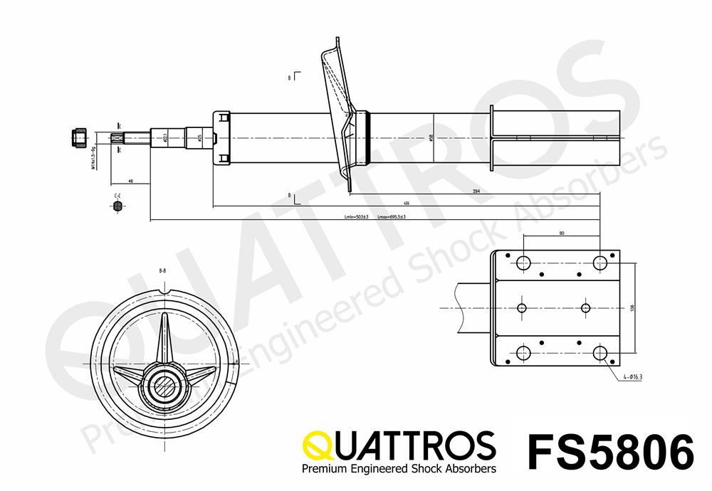 DAVID VASCO FS5806 QUATTROS Ammortizzatore