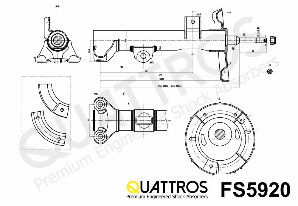 DAVID VASCO FS5920 QUATTROS Shock Absorber