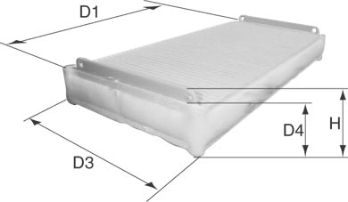DAVID VASCO O006 VASCO FILTERS Filter, cabin air