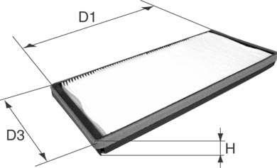 DAVID VASCO O151 VASCO FILTERS Filter, cabin air