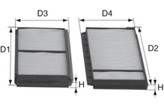 DAVID VASCO O205 VASCO FILTERS Filter, cabin air