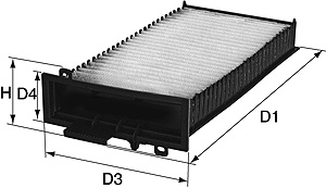 DAVID VASCO O711 VASCO FILTERS Filter, cabin air