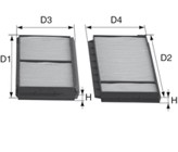 DAVID VASCO O791 VASCO FILTERS Filter, cabin air