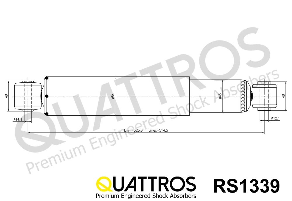 DAVID VASCO RS1339 QUATTROS Ammortizzatore