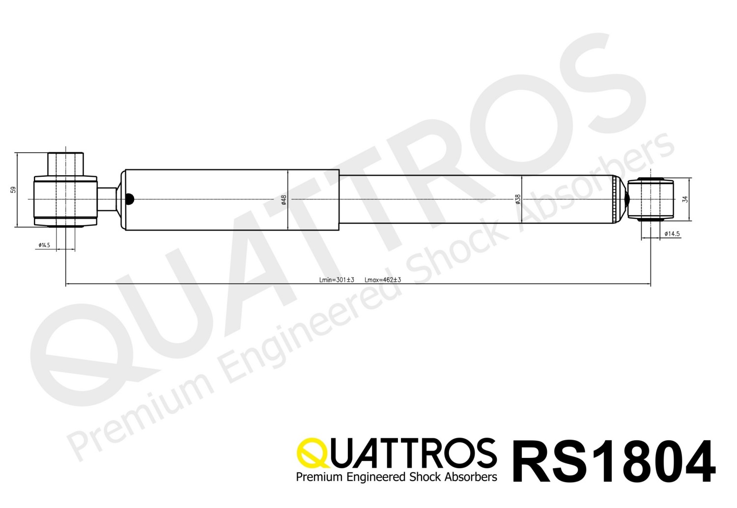 DAVID VASCO RS1804 QUATTROS Ammortizzatore
