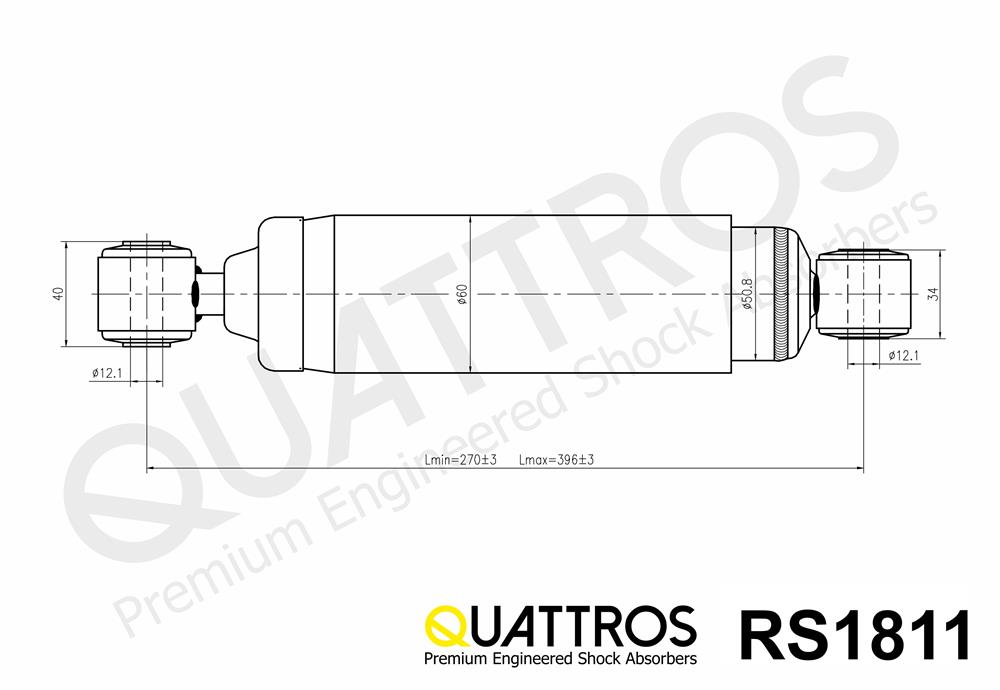 DAVID VASCO RS1811 QUATTROS Ammortizzatore